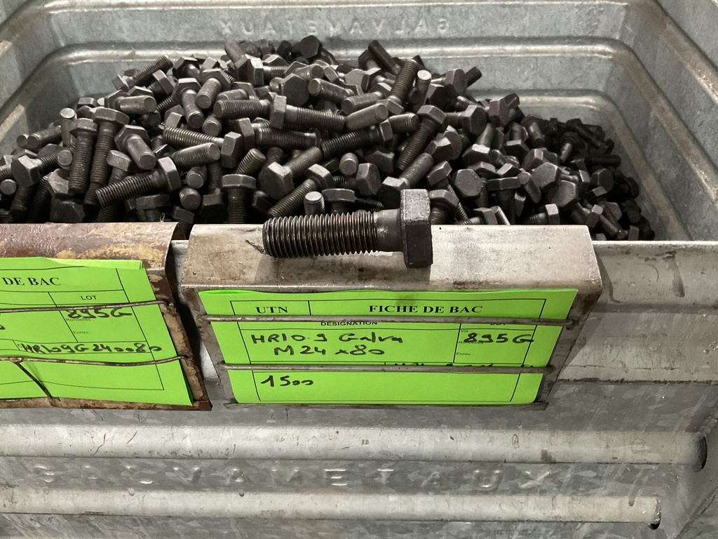 [UTN44-01] BOULONS 24 X 80 (GAL)